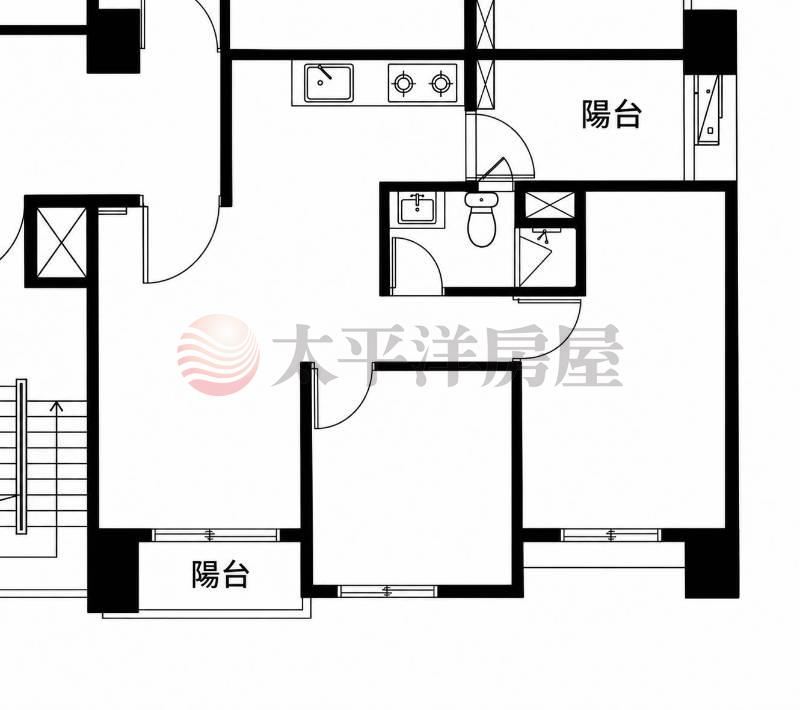 中港學區×坡道平車×雙面採光 照片11
